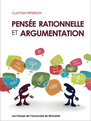 cover image of Pensée rationnelle et argumentation